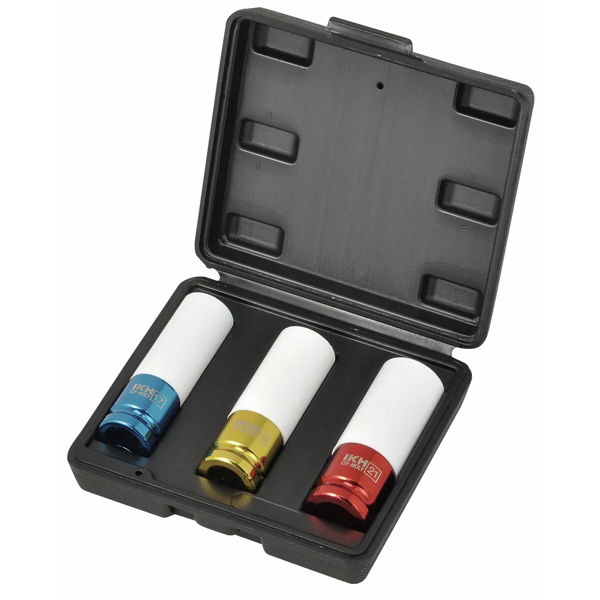 Hjulmutterhylsor 1/2" 17/19/21Mm