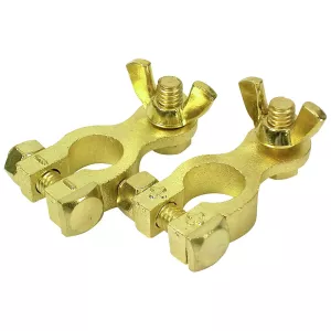 Batterikabelskosats, Mässing