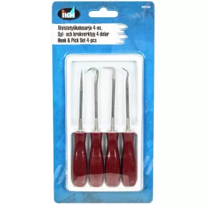 Syl- Och Krokverktyg 4 Delar