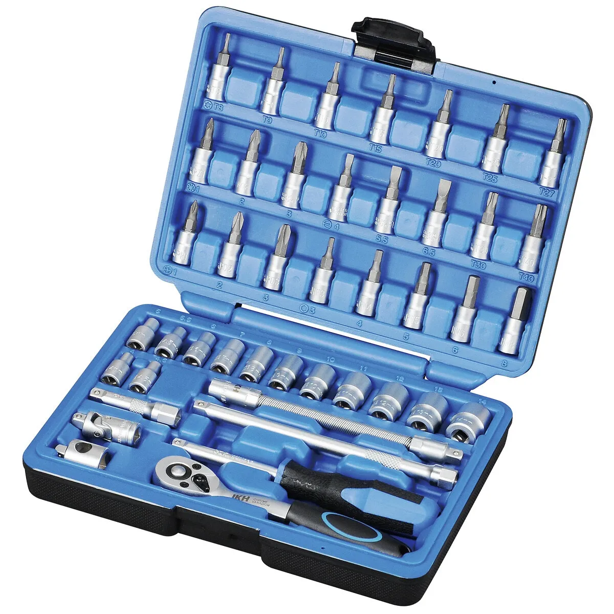 Hylsnyckelsats 1/4" 43 Delar