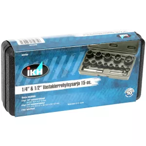 Bult- Och Mutteravdragare 1/4" Och 1/2" 15-Delar