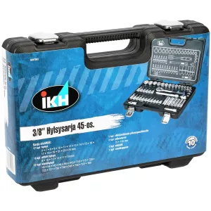 Hylsnyckelsats 3/8" 45 Delar