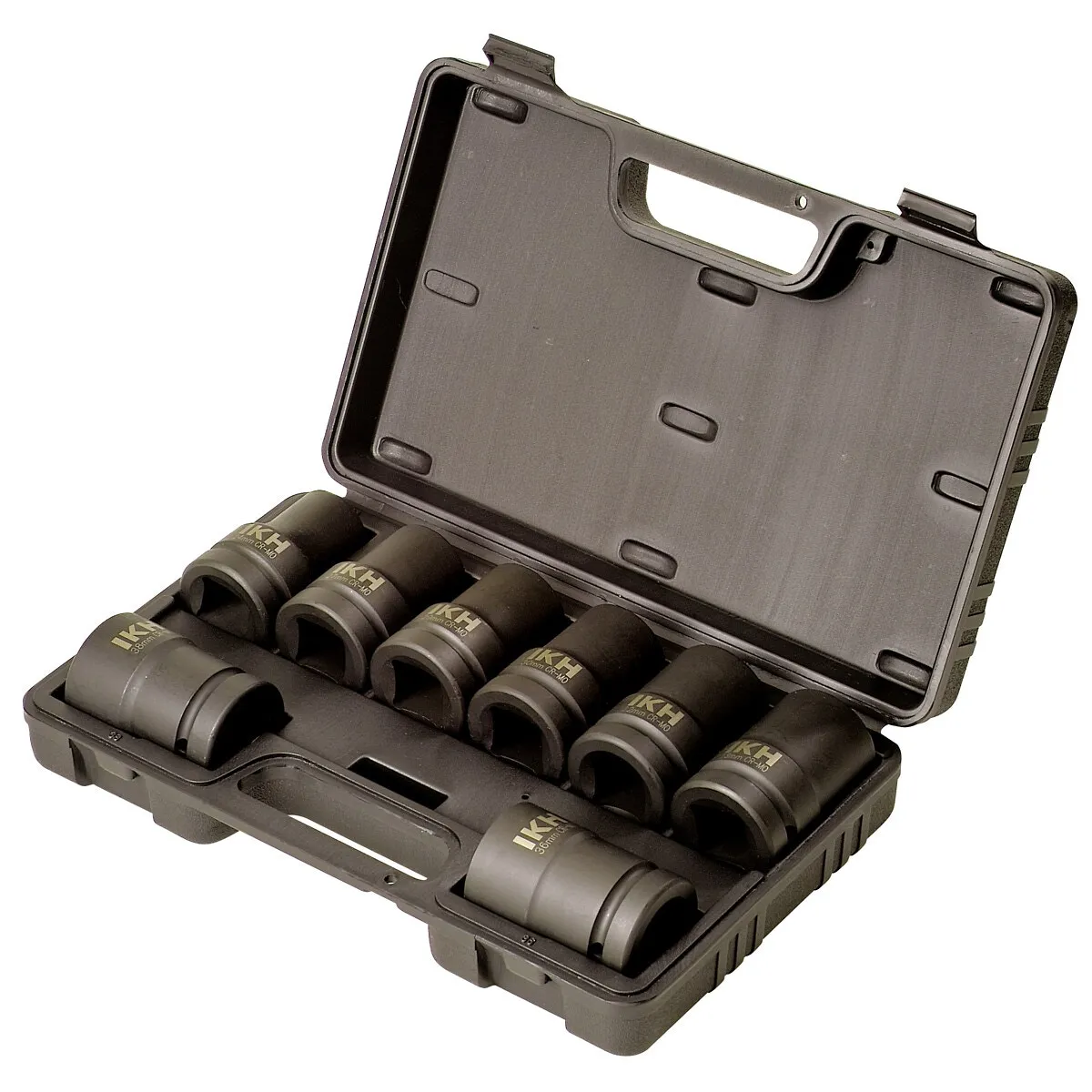 Krafthylssats 1" 24-38Mm 8-Delar