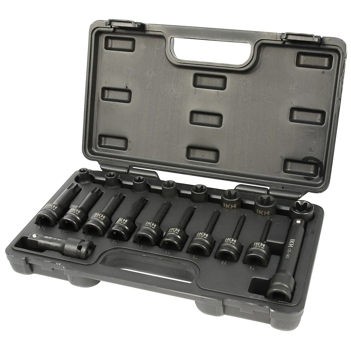 Krafthylssats 1/2" Torx 19-Delar