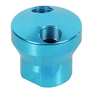 Tryckluftskoppling 2-Väg 1/4"X1/4" Alum.