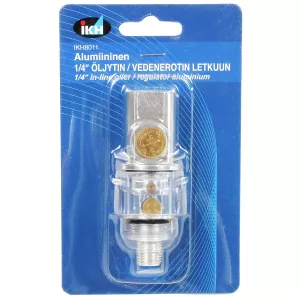 Dimsmörjare/Vattenavskiljare För 1/4" Slang Alum.