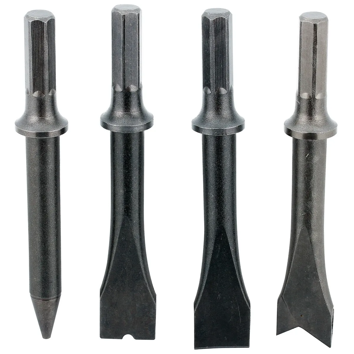 Mejselsats 4 Delar Hexagonal