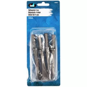 Mejselsats 4 Delar Hexagonal