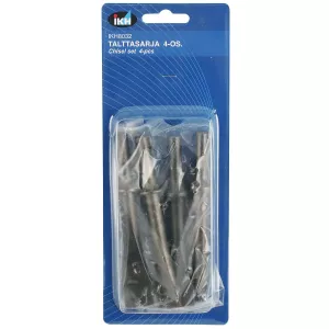 Mejselsats 4 Delar Rund