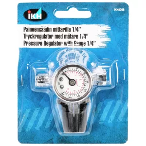 Tryckregulator Med Mätare 1/4"