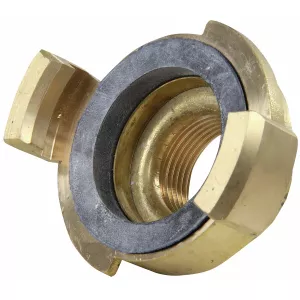 Klokoppling 2" Innergänga 1" Mässing