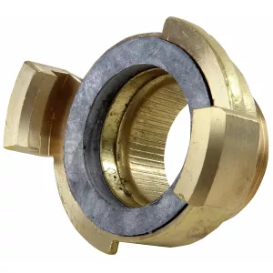 Klokoppling 2" Yttergänga 1 1/2" Mässing