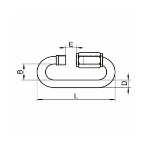 Snabblänk M6 A4 1St