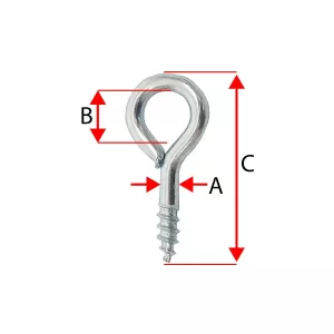 Skruvögla 5X50 A2 2St