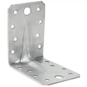 Vinkelbeslag 90X90X65X2,5Mm Rostfri A2 Förstärkt