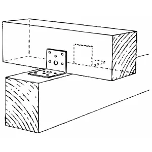 Vinkelbeslag 70X70X2,5X55Mm Förstärkt