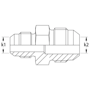 Skarvkoppling Jic 1/2-9/16 Utv-Utv