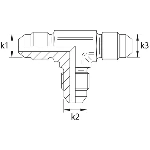 T-Koppling Jic 7/16 Utv