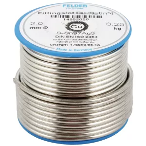 Lödtenn 250G 2Mm Ag3%/Sn97%