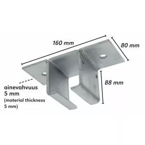 Hållare Takmodell Till 60X68Mm Skena