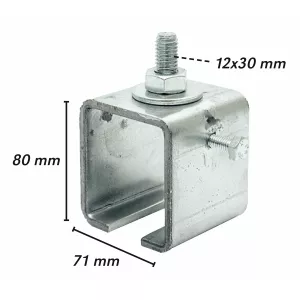 Hållare Till 60X68Mm Skena