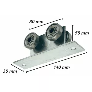 Skjutdörrsrulle Till 41X41Mm Skena