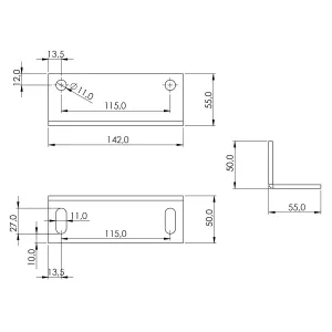 Vinkelfäste Till 41X41Mm Skena