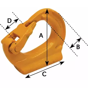 Grävmaskinkrok Svetsbar 3T