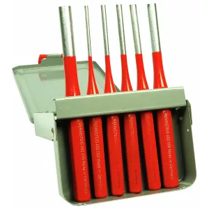 Drivdornsats 6-Del Hd Röd