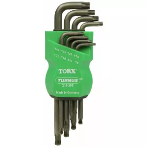 Torxnyckelsats T9-T40 8St