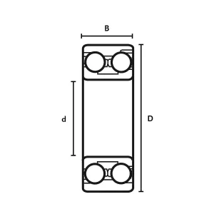Vinkelkontaktkullager 30X62X23,9