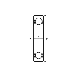 Kullager 15X35X11