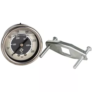 Tryckmätare 0-250Bar 1/4" D.50