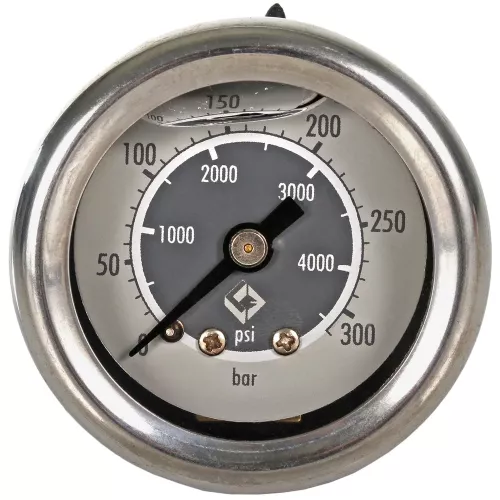 Tryckmättare 0-300Bar 1/8" D.40