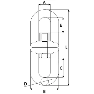 Lekare För Lyftning  10-8 3,15T Lagrat