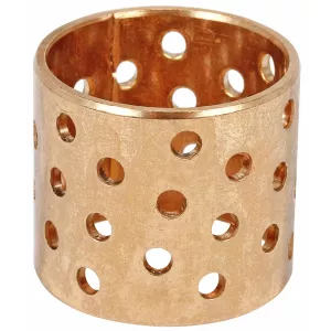 Glidlager 25X28X25Mm Rödmetall Perforerat