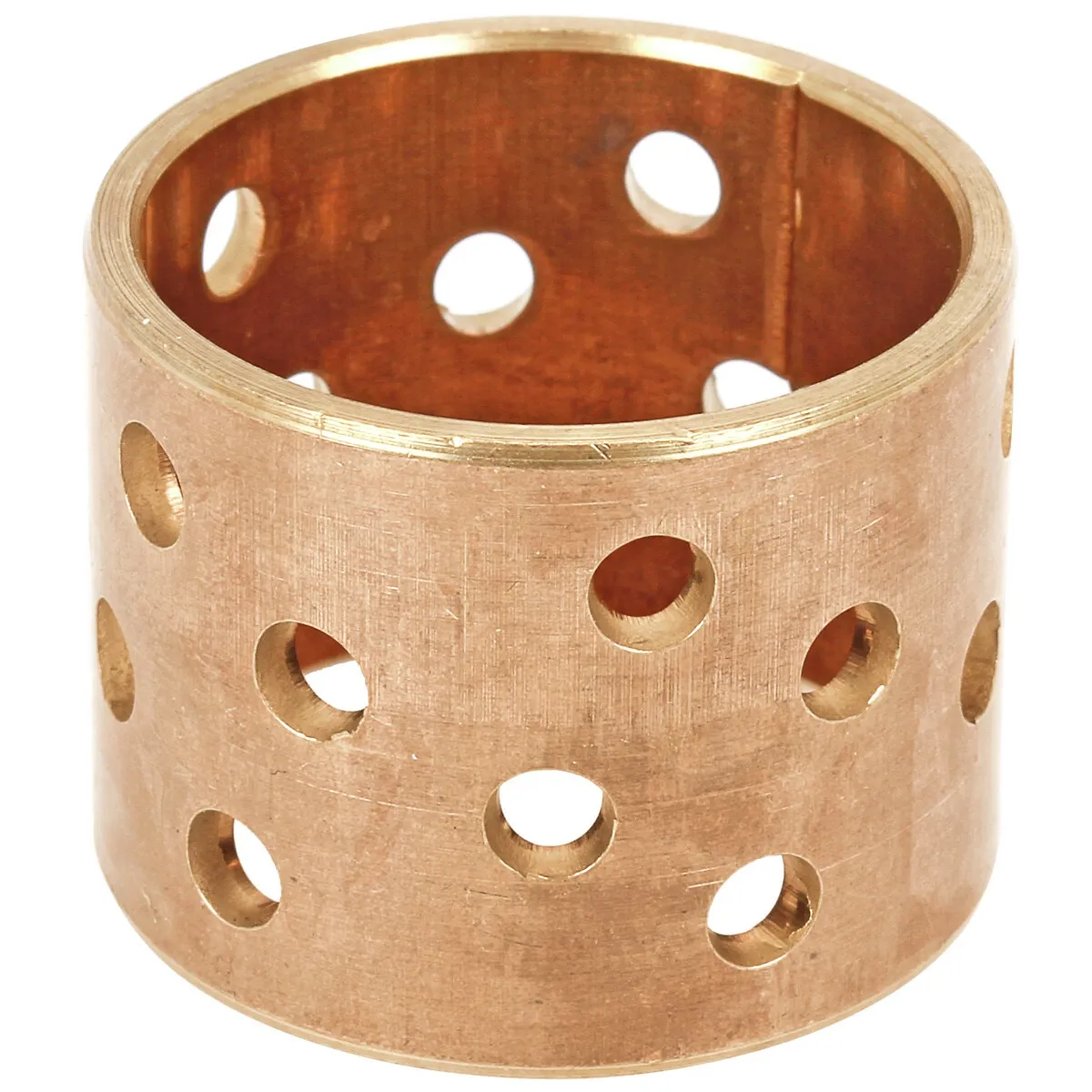 Glidlager 28X32X25Mm Rödmetall Perforerat