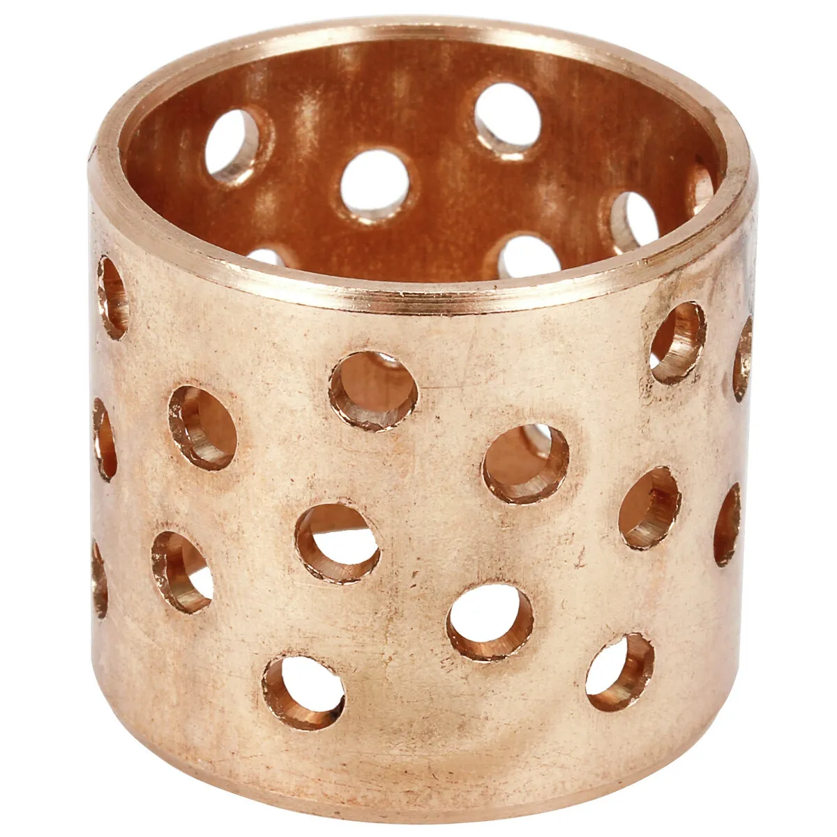 Glidlager 30X34X30Mm Rödmetall Perforerat