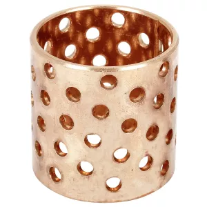 Glidlager 35X39X40Mm Rödmetall Perforerat