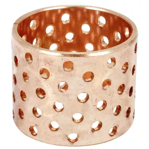 Glidlager 45X50X40Mm Rödmetall Perforerat