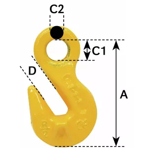 Förkortningskrok 10-8 3,2T