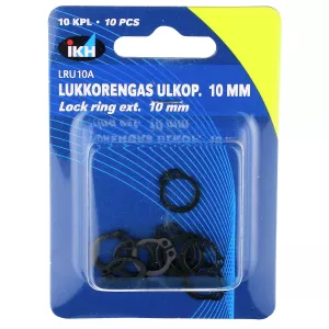 Låsring Utvändig 10Mm 10St Din471