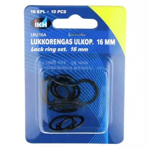 Låsring Utvändig 16Mm 10St Din471