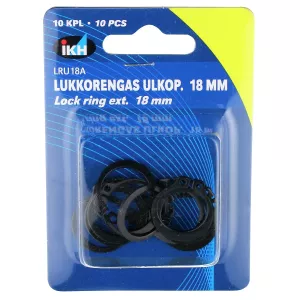 Låsring Utvändig 18Mm 10St Din471
