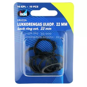 Låsring Utvändig 22Mm 10St Din471