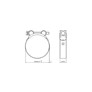 Slangklämma 167-174/20Mm