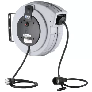 Kabelupprullare 20M Gummi 230V