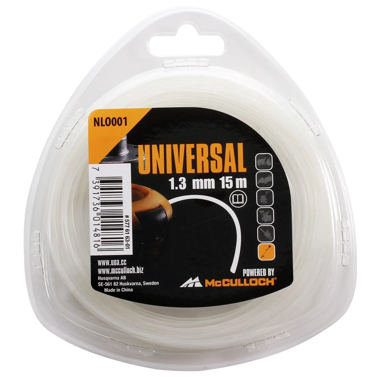 Trimmertråd 1,3 Mm X 15 M Rund Nlo001