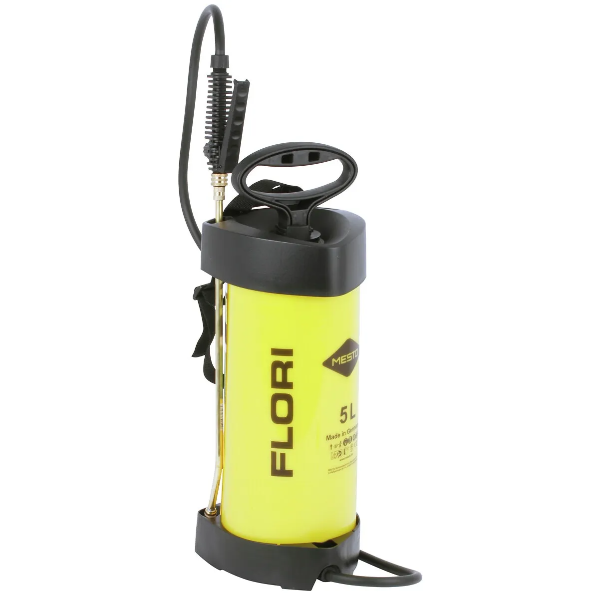 Tryckspruta Flori (Trädgård) 5L Mässing Tub