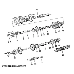 Spärrkontakt Mf,Ford 1679223M1